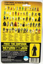 Star Wars ROTJ 1983 - Kenner 65back - Zuckuss