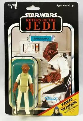 Star Wars ROTJ 1983 - Kenner 65back C - Admiral Ackbar