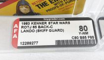 Star Wars ROTJ 1983 - Kenner 65back C - Lando Calrissian (Skiff Guard Disguise)(AFA 80 Y-NM)