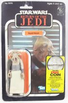 Star Wars ROTJ 1983 - Kenner 77back - Squid Head \"Free Coin offer\"
