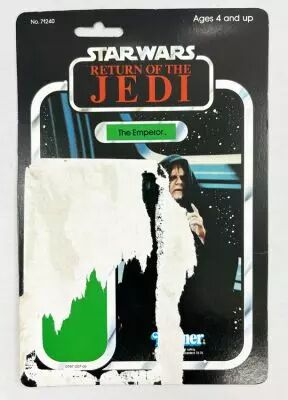 Star Wars ROTJ 1983 - Kenner 77back - The Emperor (Card Back)