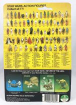 Star Wars ROTJ 1983 - Kenner 77back A - Princess Leia Organa (in Combat Poncho)