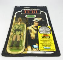 Star Wars ROTJ 1983 - Kenner 77back A - Princess Leia Organa (in Combat Poncho)