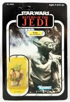 Star Wars ROTJ 1983 - Kenner 77back A - Yoda (The Jedi Master)