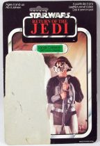 Star Wars ROTJ 1983 - Palitoy 65back - Lando Calrissian (Skiff Guard Disguise) (Card Back)