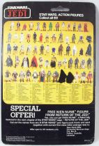 Star Wars ROTJ 1983 - Palitoy 65back - Lando Calrissian (Skiff Guard Disguise) (Card Back)