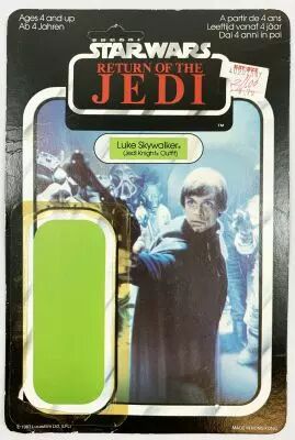 Star Wars ROTJ 1983 - Palitoy 65Back - Luke Skywalker (Jedi Knight Outfit