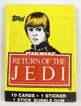 Star Wars ROTJ 1983 - Topps Trading (1st Series) Cards Wax Pack (Luke Skywalker)