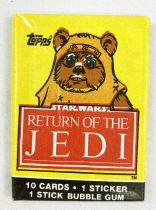 Star Wars ROTJ 1983 - Topps Trading (1st Series) Cards Wax Pack (Wicket)