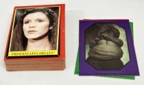 Star Wars ROTJ 1983 - Topps Trading Cards (Series 1 \ Red\ ) Set of 40 Cartes + 2 Stickers