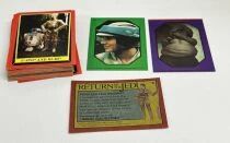 Star Wars ROTJ 1983 - Topps Trading Cards (Series 1 \ Red\ ) Set of 40 Cartes + 2 Stickers