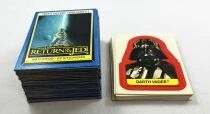 Star Wars ROTJ 1983 - Topps Trading Cards (Series 2 \ Blue\ ) Complete Set (88 cards + 22 Stickers)