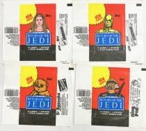 Star Wars ROTJ 1983 - Topps Trading Cards (Series 2 \ Blue\ ) Complete Set (88 cards + 22 Stickers)