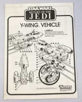 Star Wars ROTJ 1984 - Kenner - Y-Wing Fighter (loose with box)