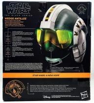Star Wars The Black Series - Hasbro - Casque Electronique de Wedge Antilles