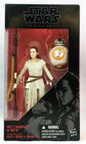 Star Wars The Black Series 6\'\' - #02 Rey (Jakku) & BB-8 (1ère vers.)