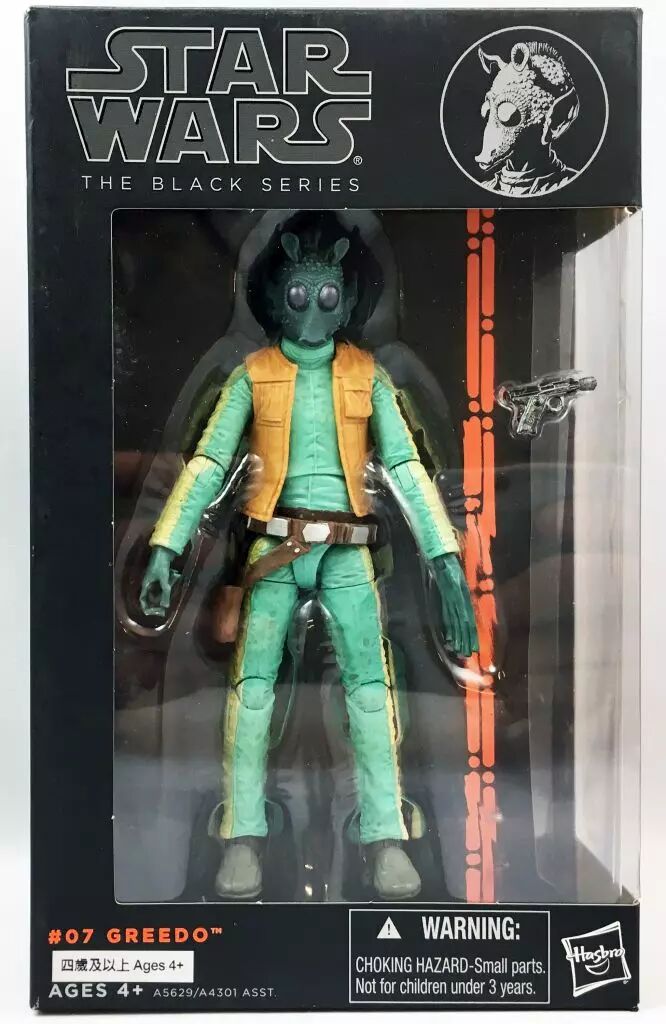 Star Wars Black Series Greedo: Figura 6 Pollici Con Accessorio – Caccia Di Taglie