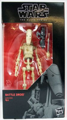 Star wars battle droid black best sale series