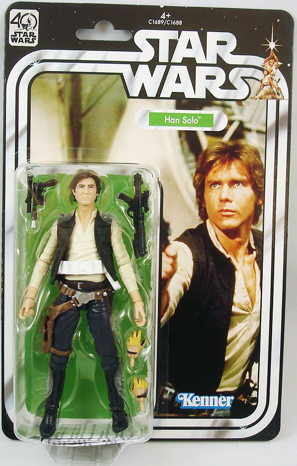 Hasbro Star Wars Black Series Kenner 40th Anniversary 6" Han Solo Action Figure 