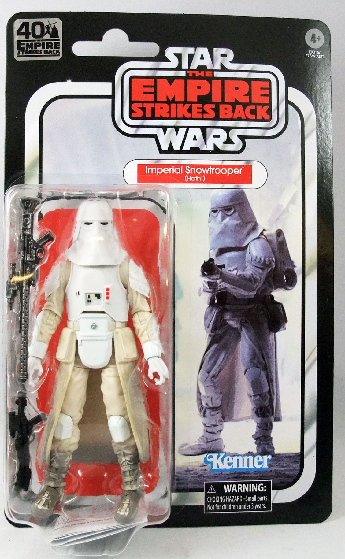 Star Wars 40th Anniversary Black Series Imperial Snowtrooper Action Figure 