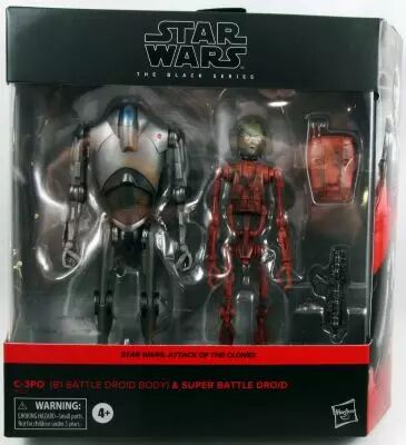 Star Wars The Black Series 6\  - C-3PO (B1 Battle Droid Body) & Super Battle Droid - #06 Attack Of The Clones