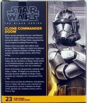 Star Wars The Black Series 6\  - Clone Commander Doom - #23 The Clone Wars