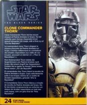 Star Wars The Black Series 6\  - Clone Commander Thorn - #24 The Clone Wars