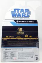 Star Wars The Black Series 6\  - Clone Pilot Hawk - The Clone Wars \ Lucasfilm 50th Anniversary\ 