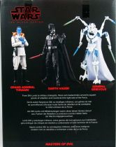  Star Wars The Black Series 6\  - Masters of Evil : General Grievous, Grand Admiral Thrawn, Darth Vader