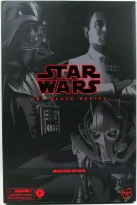 Star Wars The Black Series 6\  - Masters of Evil : General Grievous, Grand Admiral Thrawn, Darth Vader