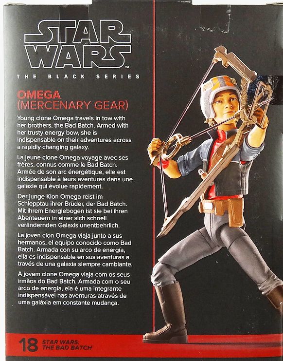 Hasbro: Star Wars Black Series - Omega, Mercenary Gear