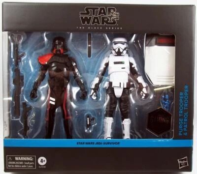 Star Wars The Black Series 6\  - Purge Trooper & Patrol Trooper - Gaming Greats : Jedi Survivor