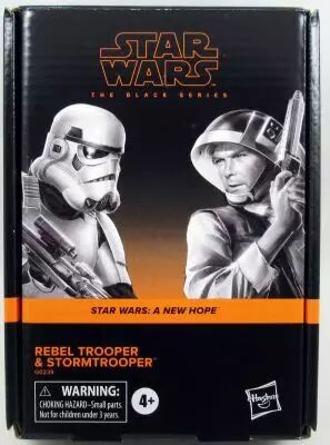 Star Wars The Black Series 6\  - Rebel Trooper & Stormtrooper - A New Hope