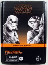 Star Wars The Black Series 6\  - Rebel Trooper & Stormtrooper - A New Hope