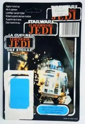 Star Wars Tri-logo 1983/1985 - Kenner - Artoo-Detoo (R2-D2) with pop-up Lightsaber