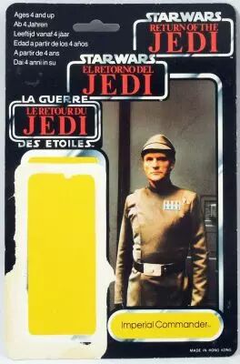 Star Wars Trilogo 1983/1985 - Kenner - Imperial Commander (Card Back)
