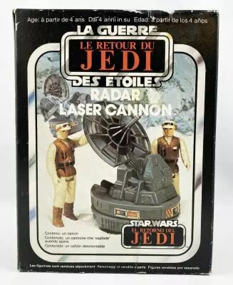 Star Wars Trilogo ROTJ 1983 - Kenner - Mini Rigs : Radar Laser Cannon (Neuf en Boite Scell�e)