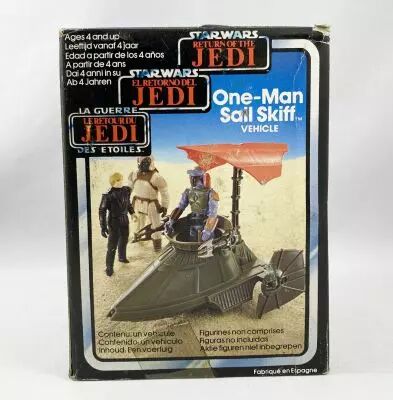 Star Wars Trilogo ROTJ 1984 - Kenner - Mini Rigs : One-Man Sail Skiff (Neuf Boite)