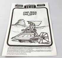 Star Wars Trilogo ROTJ 1984 - Kenner - Mini Rigs : One-Man Sail Skiff (Neuf Boite)