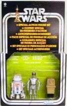 Star Wars vintage style - Hasbro - Special Droïd Set : R5-D4, Death Star Droid, Power Droid - Star Wars