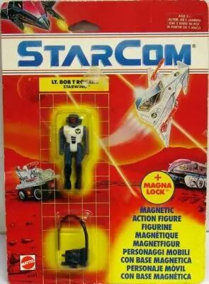 Starcom Sidewinder + Lt Bob T Rogers - Mattel Coleco Vintage 1990 - Rare Europe (Occasion)