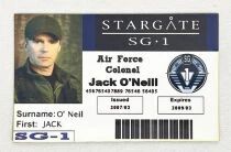 Stargate SG-1 - Jack O\'Neill ID Badge Replica