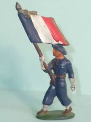 Starlux - Chasseurs Alpins - Type 1 - Flag Holder (r�f 38)