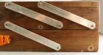 Starlux - Coffret Compartiment&eacute; D&eacute;pliant en Bois pour Miniature R&eacute;serv&eacute; aux D&eacute;taillants - Ch&ecirc;ne Fonc&eacute;