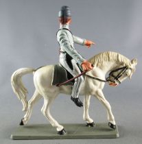 Starlux - Confederates - Regular Series - Mounted Crop Looking Left White Horse (ref CSXX)