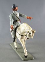 Starlux - Confederates - Regular Series - Mounted Crop Looking Left White Horse (ref CSXX)