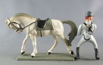 Starlux - Confederates - Regular Series - Mounted Looking Right White Horse (ref CSXX) 3