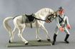 Starlux - Confederates - Regular Series - Mounted Looking Right White Horse (ref CSXX) 4