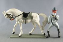 Starlux - Confederates - Regular Series - Mounted Looking Right White Horse (ref CSXX) 4
