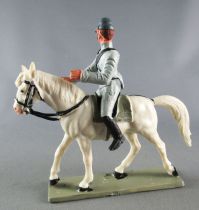 Starlux - Confederates - Regular Series - Mounted Looking Right White Horse (ref CSXX)